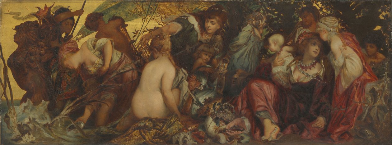 Skarby morza, 1865?80 autorstwa Hans Makart