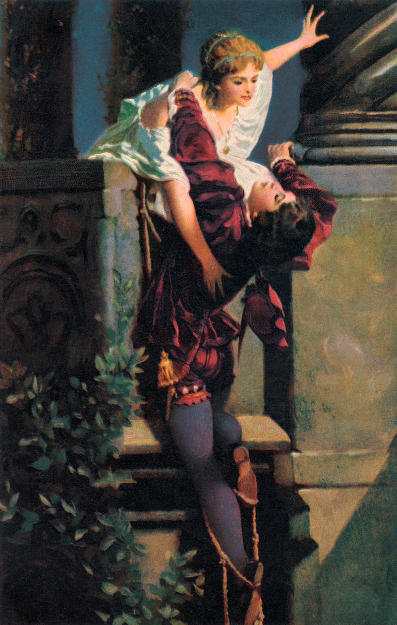 Romeo Williama Szekspira autorstwa Hans Makart