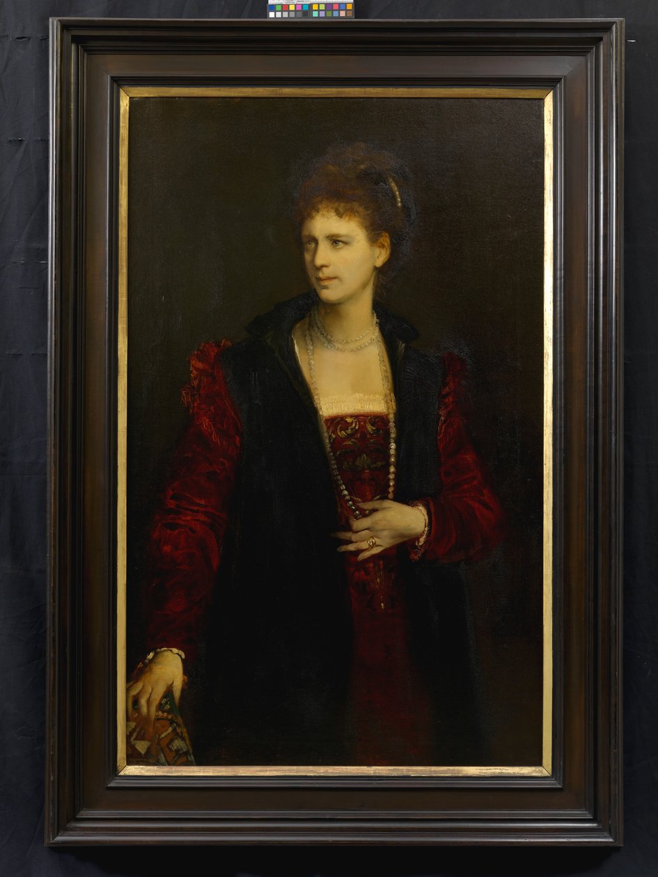Zerline Gabillon, z domu Würzburg (1834–1892), aktorka autorstwa Hans Makart