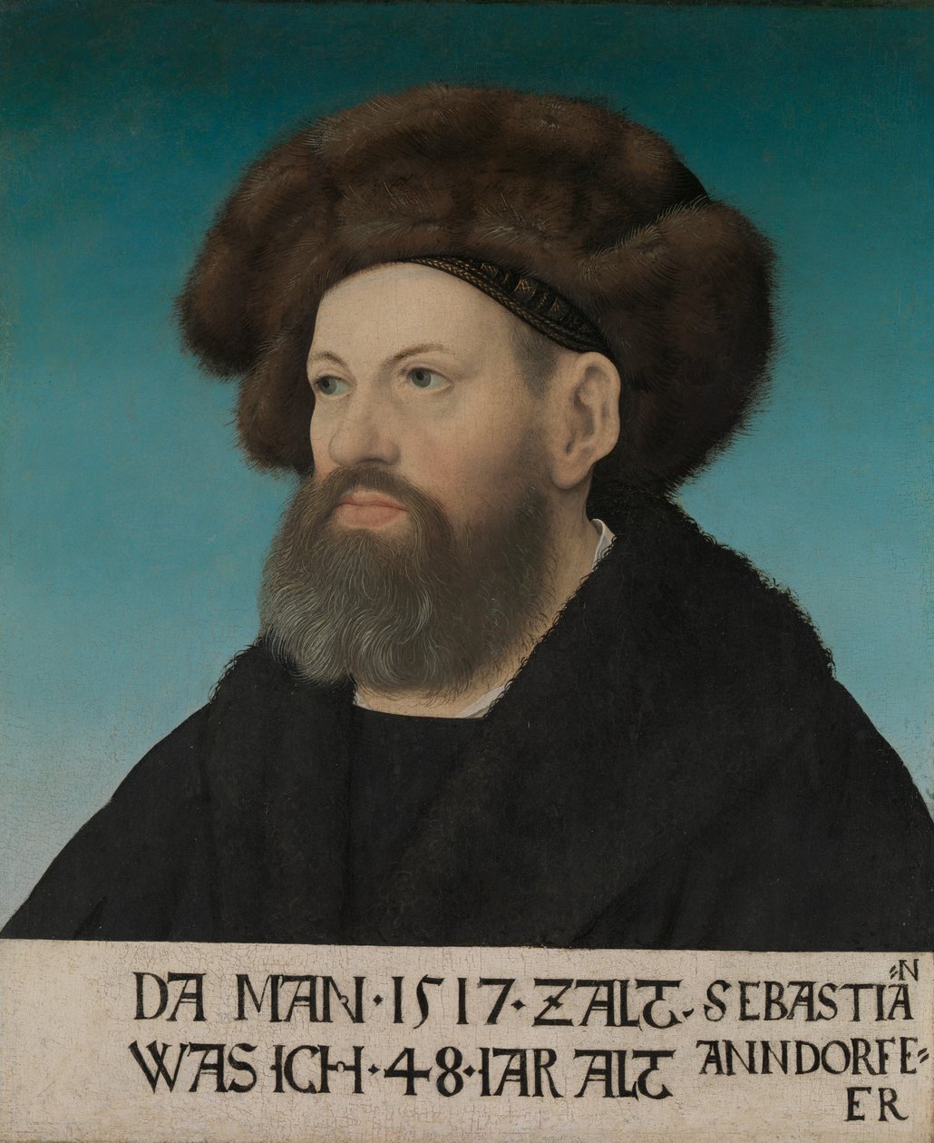 Sebastian Andorfer 1469-1537, 1517. autorstwa Hans Maler