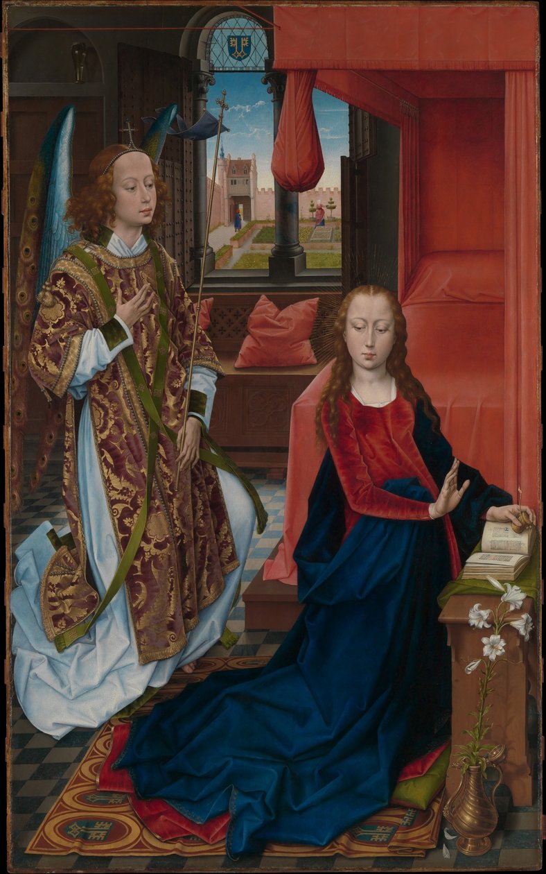 zwiastowanie autorstwa Hans Memling