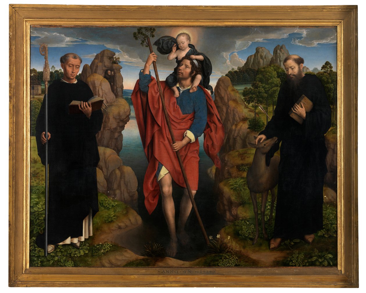 Centralny panel Tryptyku Willema Moreela autorstwa Hans Memling