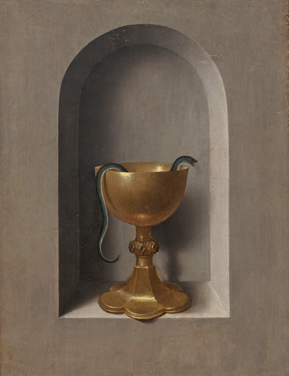 Kielich św. Jana Ewangelisty [rewers] autorstwa Hans Memling