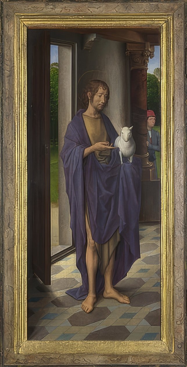 św. Jana Chrzciciela. Około 1478 autorstwa Hans Memling