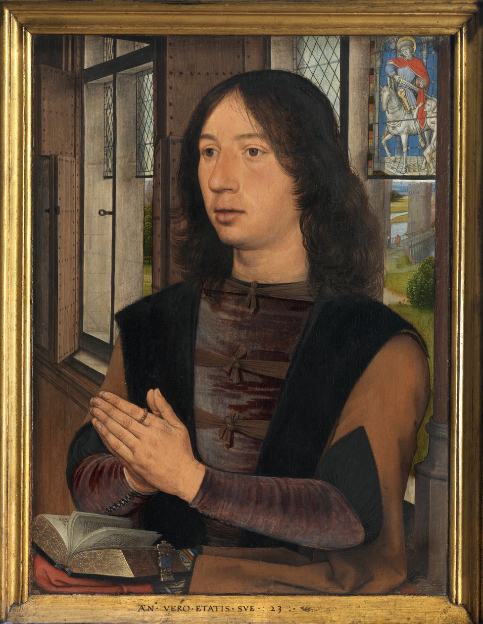 Fragment dyptyku Maartena van Nieuwenhove autorstwa Hans Memling