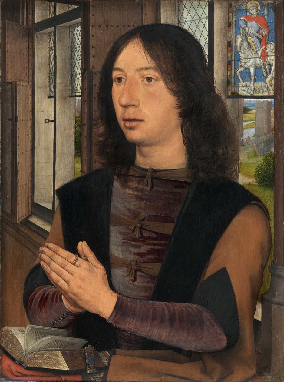 Fragment dyptyku Maartena van Nieuwenhove autorstwa Hans Memling