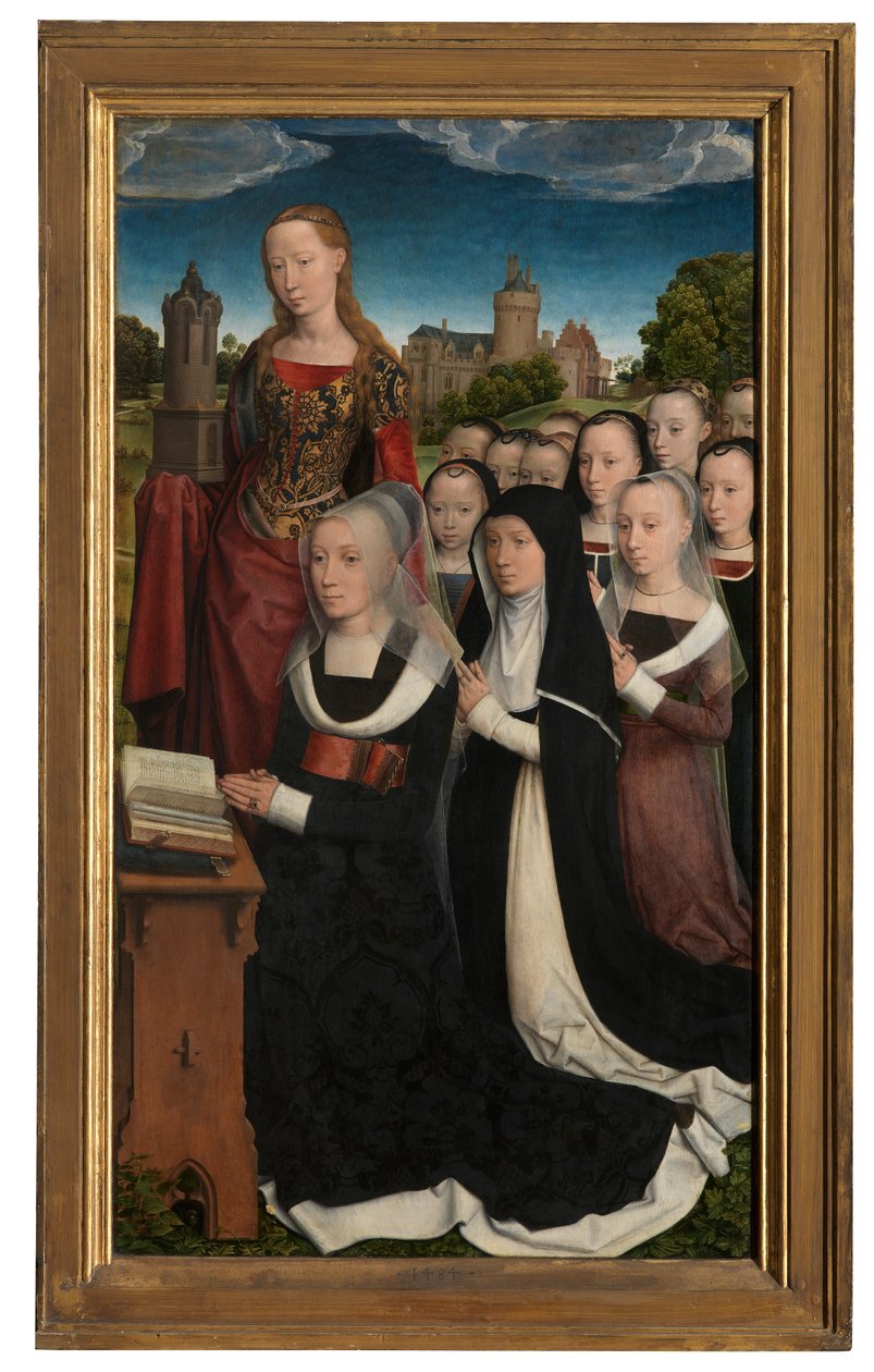 Fragment tryptyku Willema Moreela autorstwa Hans Memling