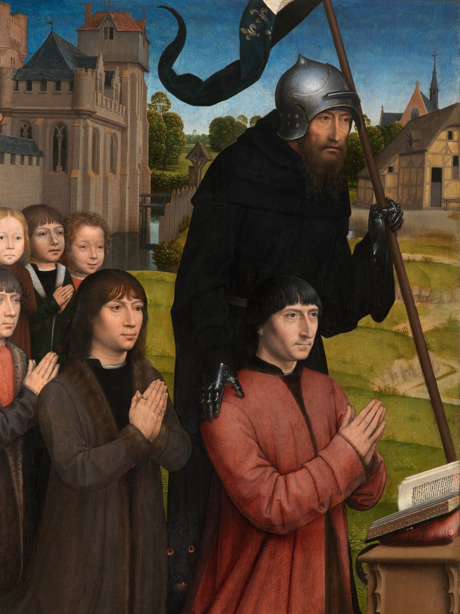 Fragment tryptyku Willema Moreela autorstwa Hans Memling