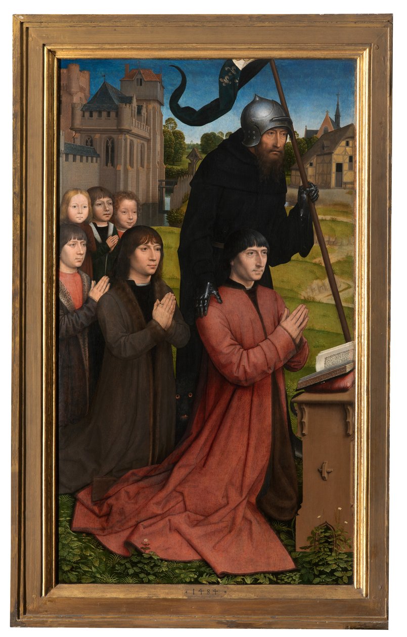 Fragment tryptyku Willema Moreela autorstwa Hans Memling