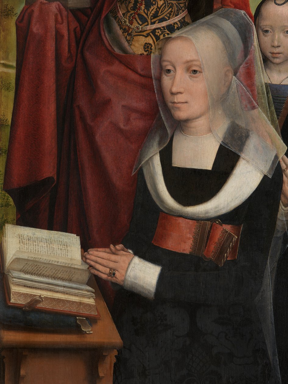 Fragment tryptyku Willema Moreela autorstwa Hans Memling