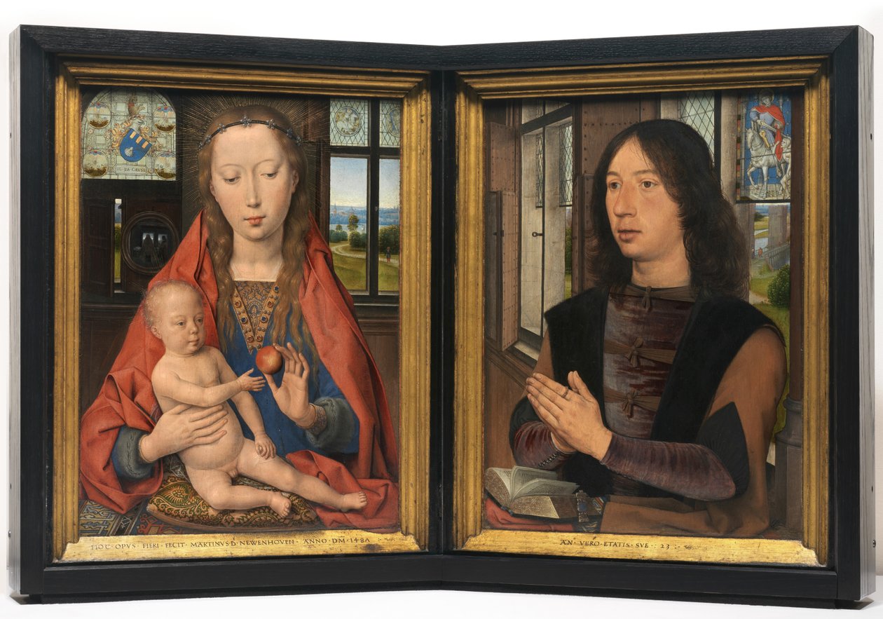 Dyptyk lub Maarten van Nieuwenhove autorstwa Hans Memling