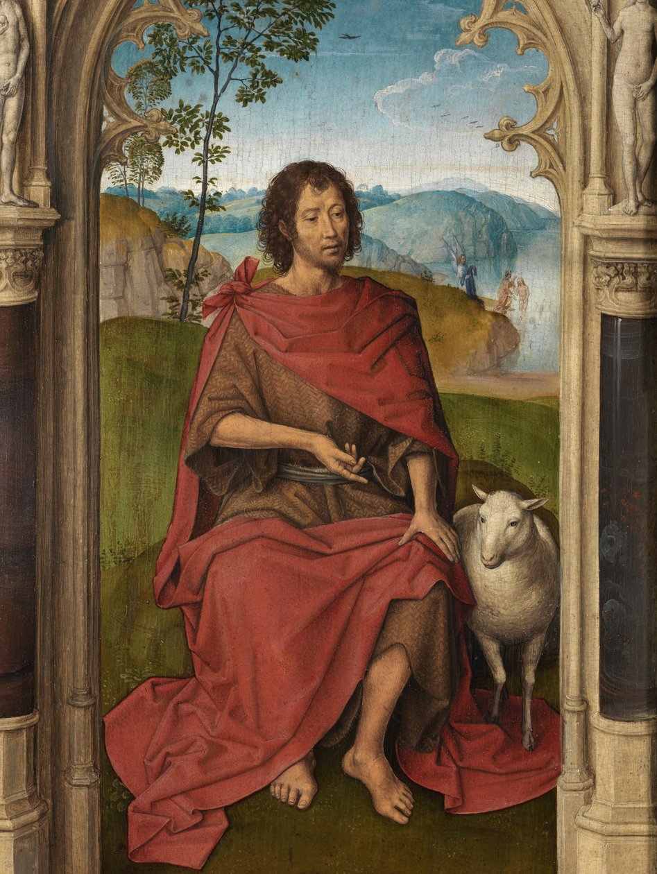 Zewnętrzna płycina Tryptyku Jana Floreinsa autorstwa Hans Memling