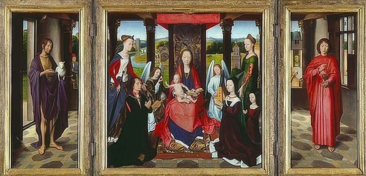 Dziewica z Dzieciątkiem i świętymi (Tryptyk Donne