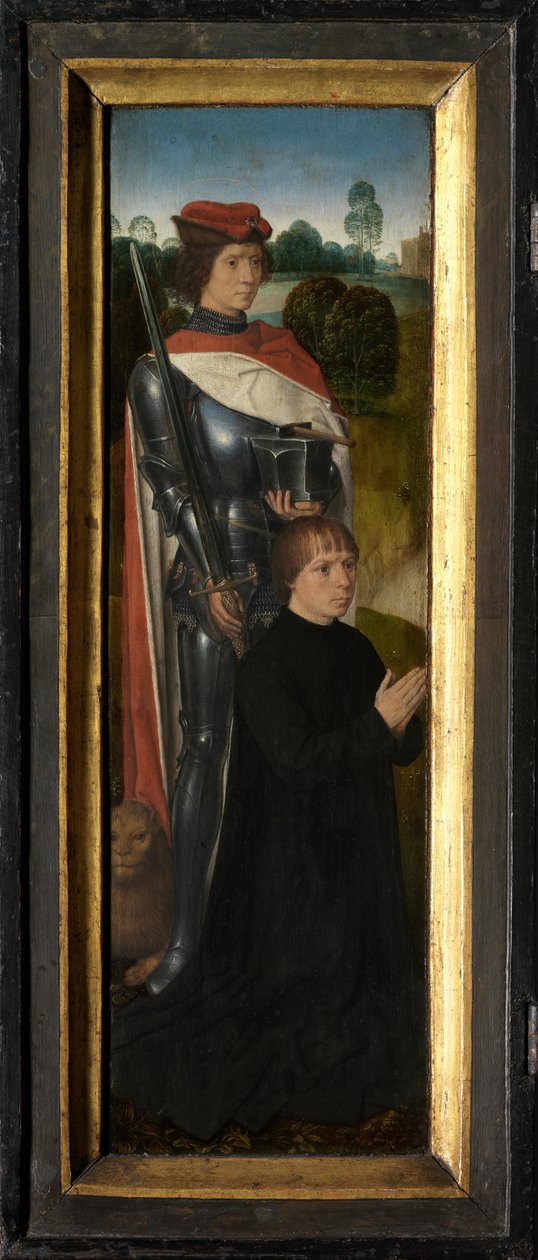 Lewe skrzydło Tryptyku Adriaana Reinsa autorstwa Hans Memling