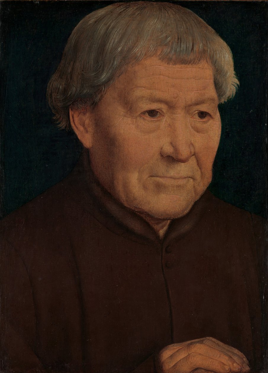 Portret starca, ok.1475 autorstwa Hans Memling