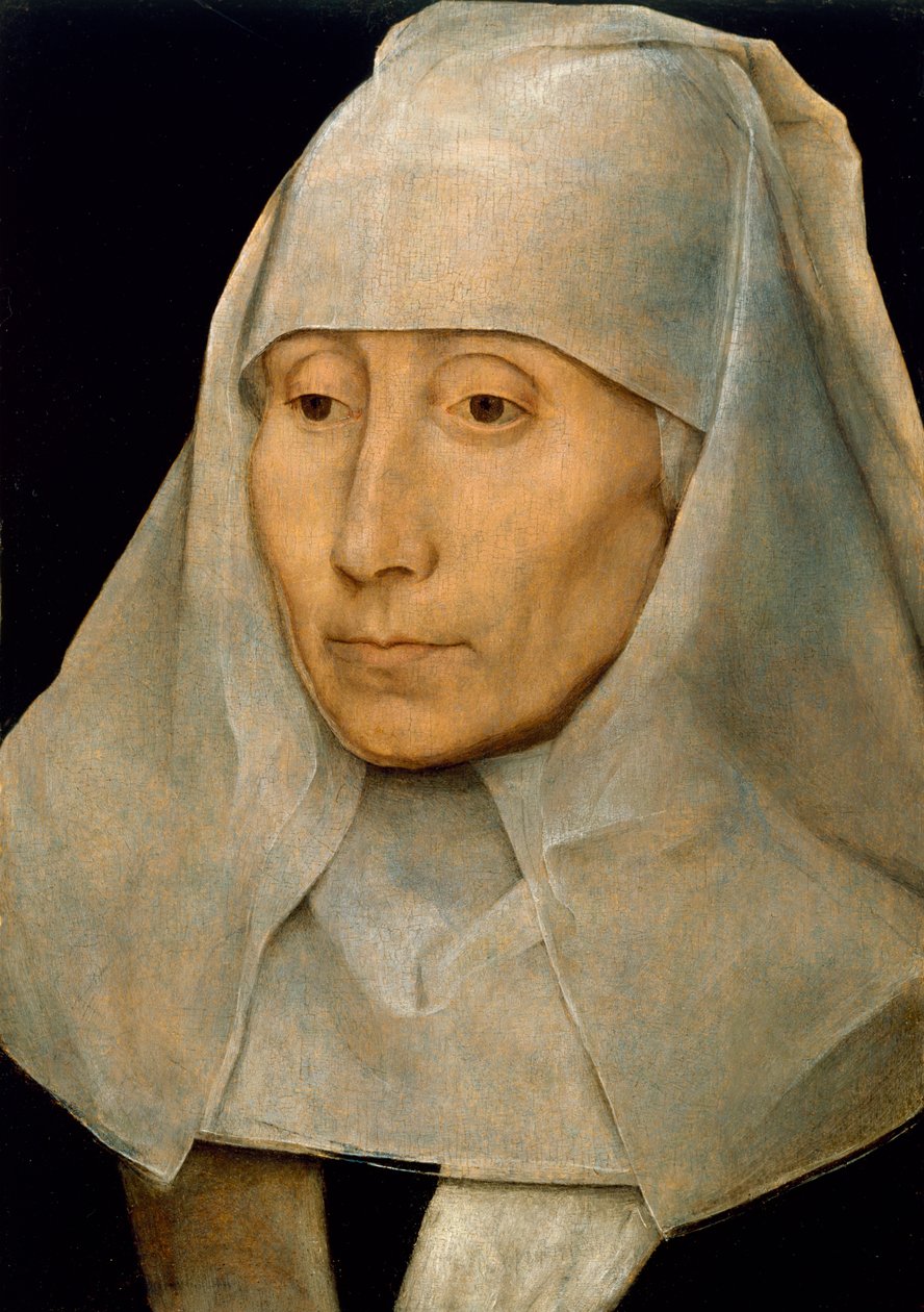 Portret starej kobiety, 1468-70 autorstwa Hans Memling