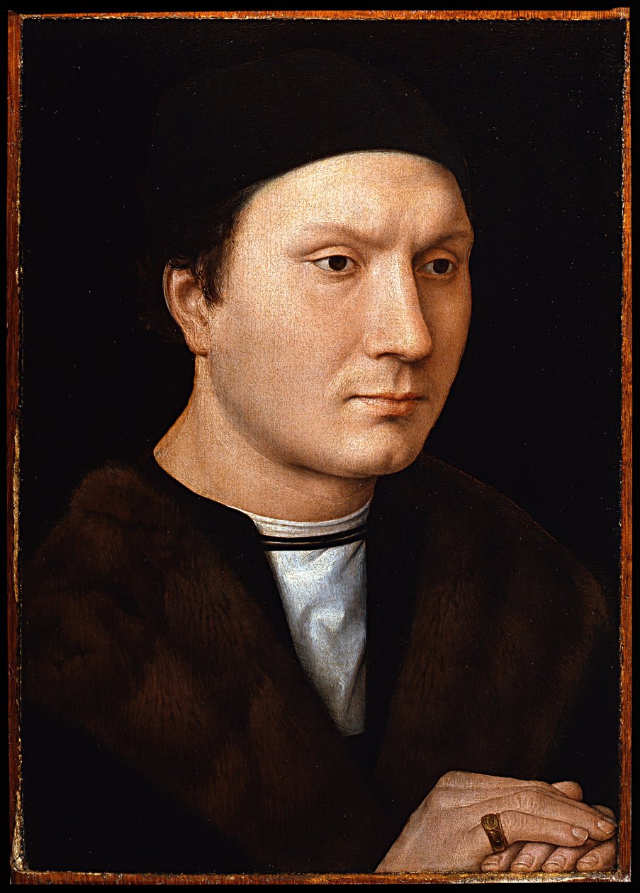 Portret nieznanego mężczyzny, ok. 1485 autorstwa Hans Memling