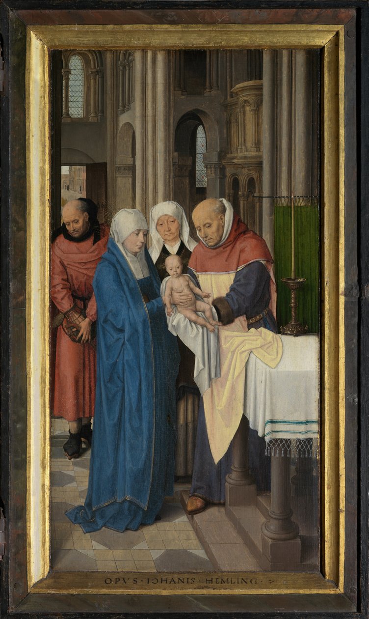 Prawy panel Tryptyku Jana Floreinsa autorstwa Hans Memling