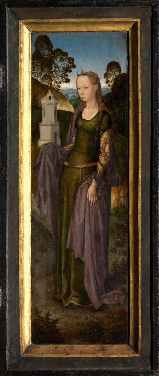 Prawe skrzydło Tryptyku Adriaana Reinsa autorstwa Hans Memling
