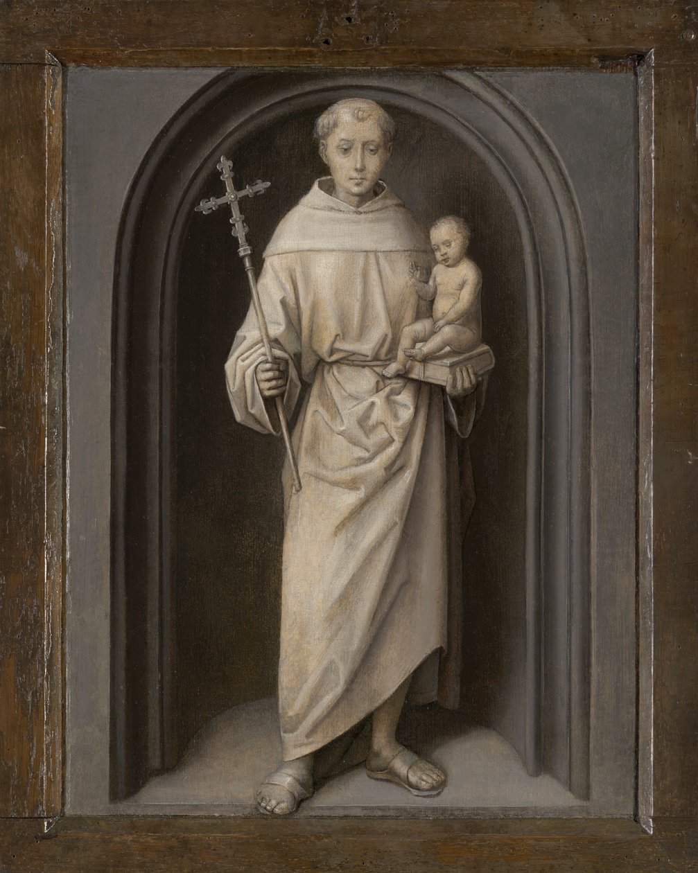 Św. Antoni Padewski, 1485-90 autorstwa Hans Memling