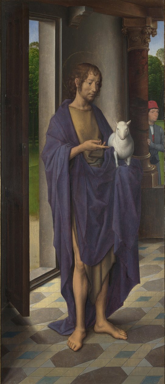 Św. Jan Chrzciciel, ok. 1478 autorstwa Hans Memling