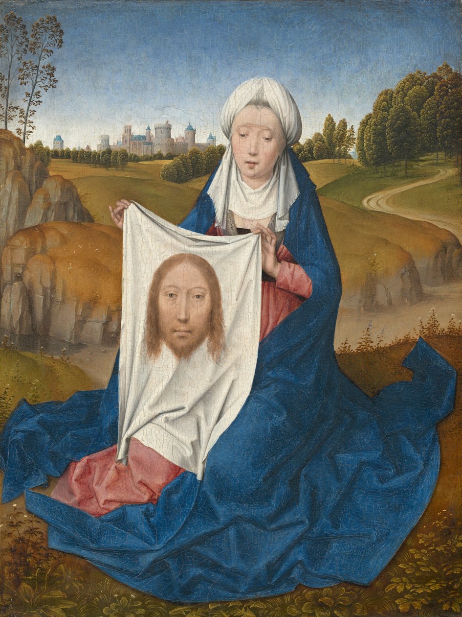 Święta Weronika [awers] autorstwa Hans Memling