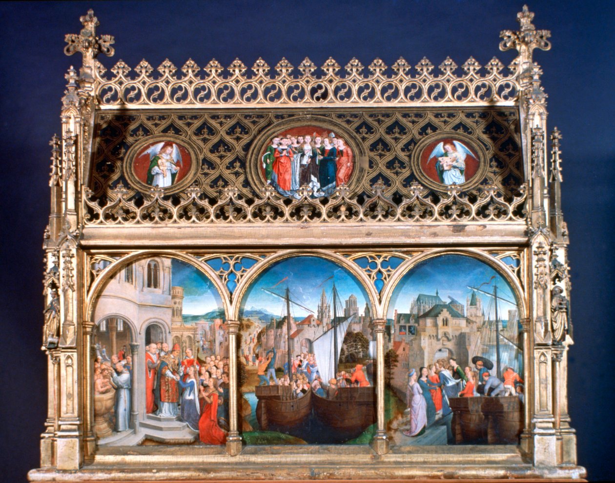 Sanktuarium św Urszuli, 1489 autorstwa Hans Memling