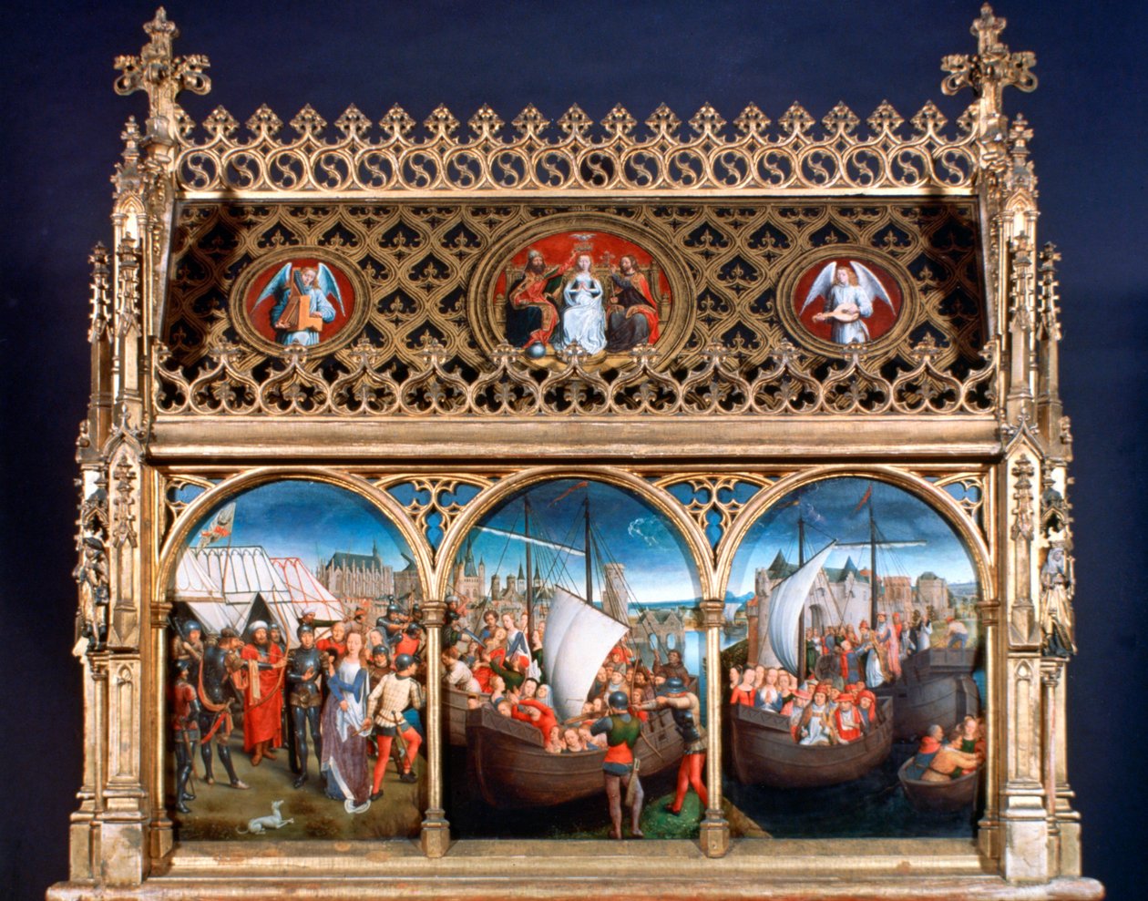 Sanktuarium św Urszuli, 1489 autorstwa Hans Memling