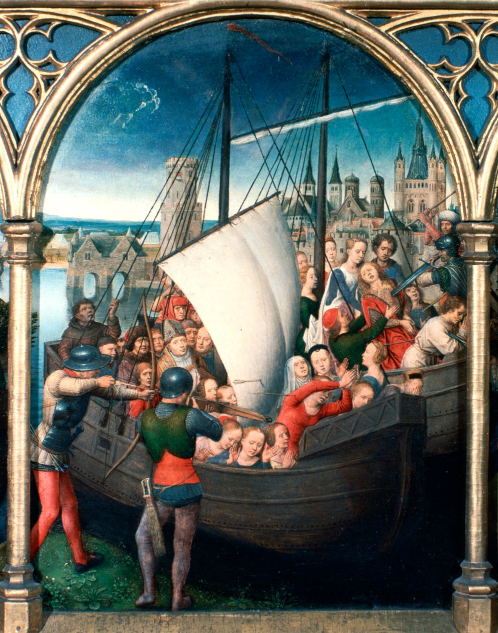 Sanktuarium św. Urszuli, męczeństwo, 1489 autorstwa Hans Memling