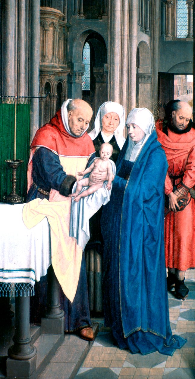 Tryptyk Jana Floraina, detal, 1479 autorstwa Hans Memling