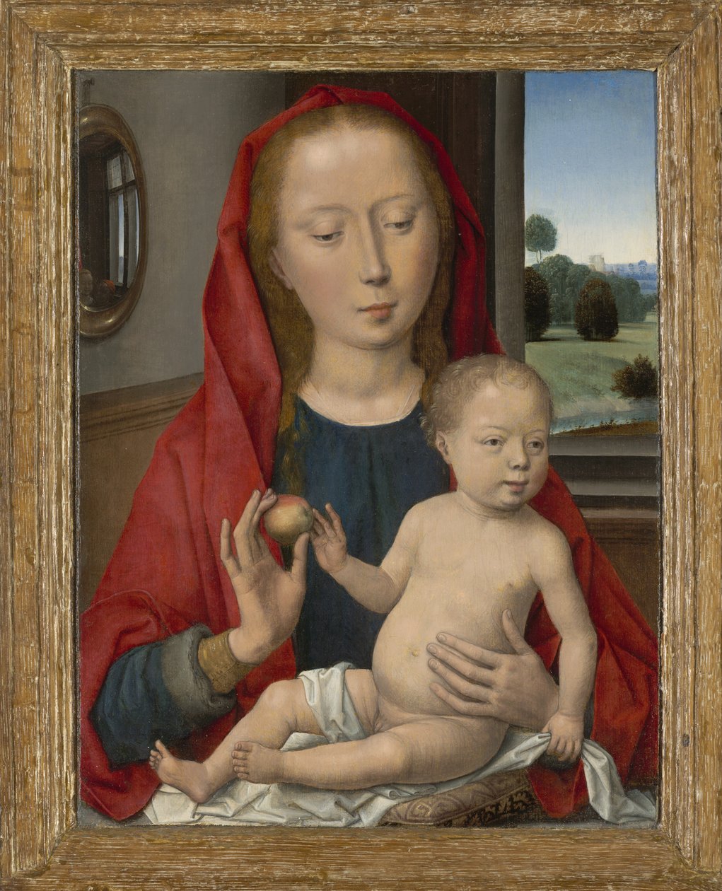 Dziewica z Dzieciątkiem, 1485-90 autorstwa Hans Memling