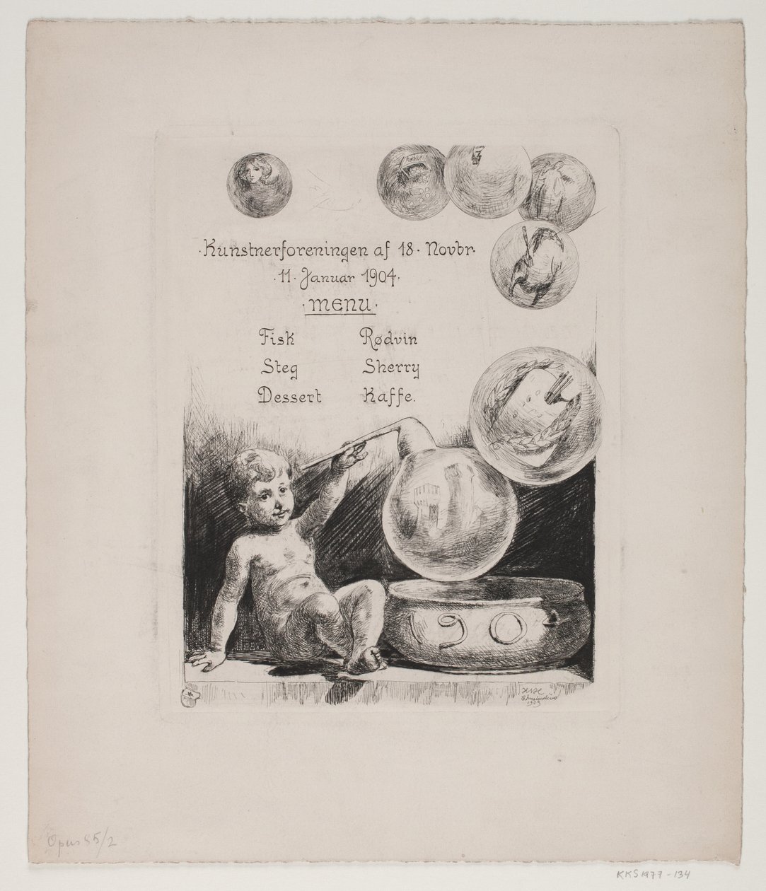 Menu autorstwa Hans Nikolaj Hansen