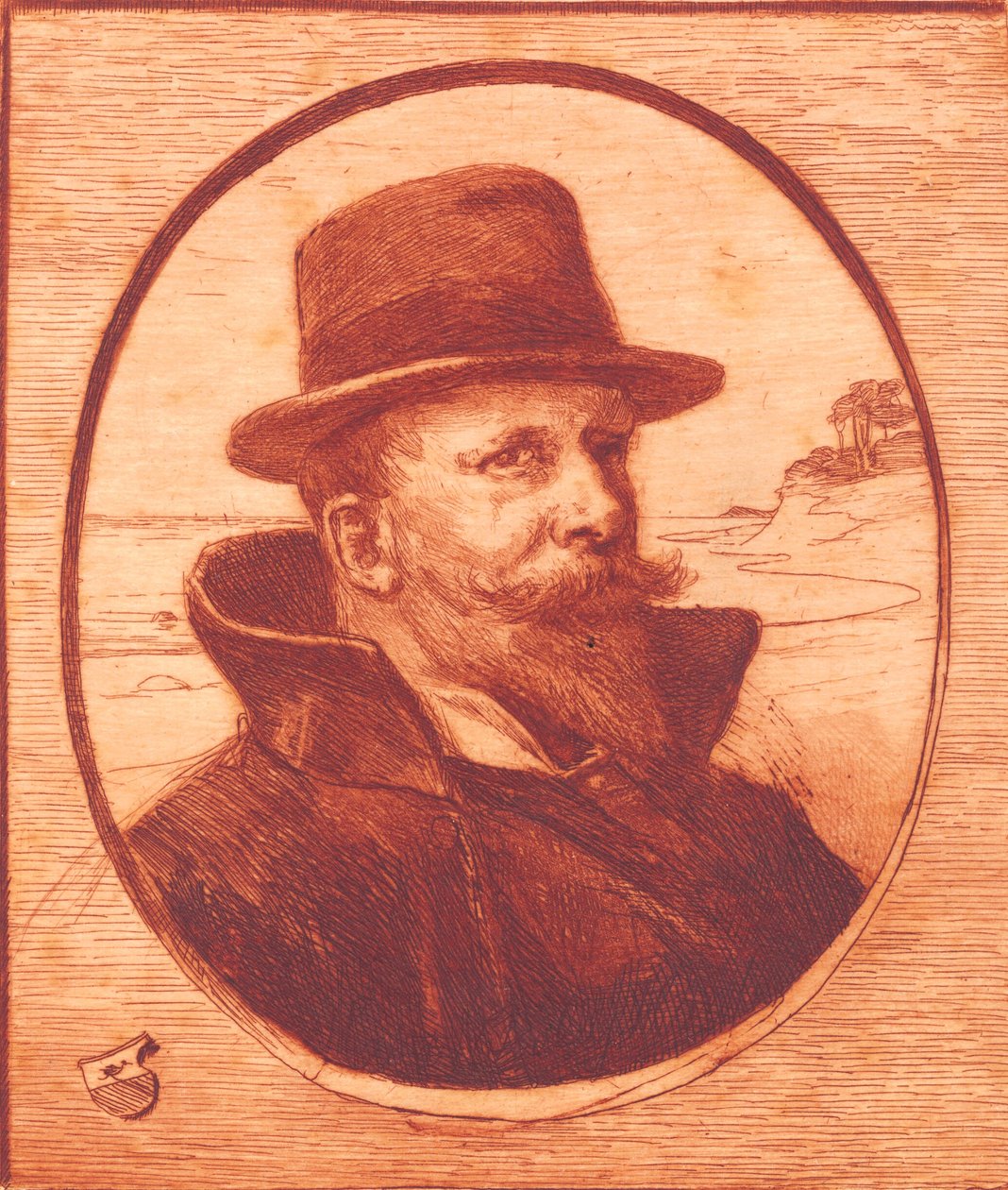 „Autoportret” autorstwa Hans Nikolaj Hansen
