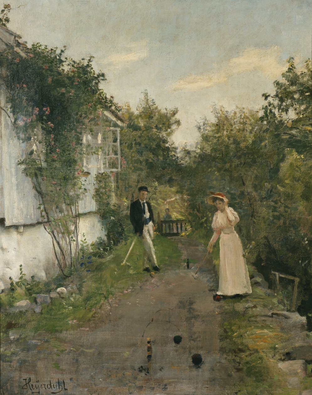 Krokiet autorstwa Hans Olaf Heyerdahl