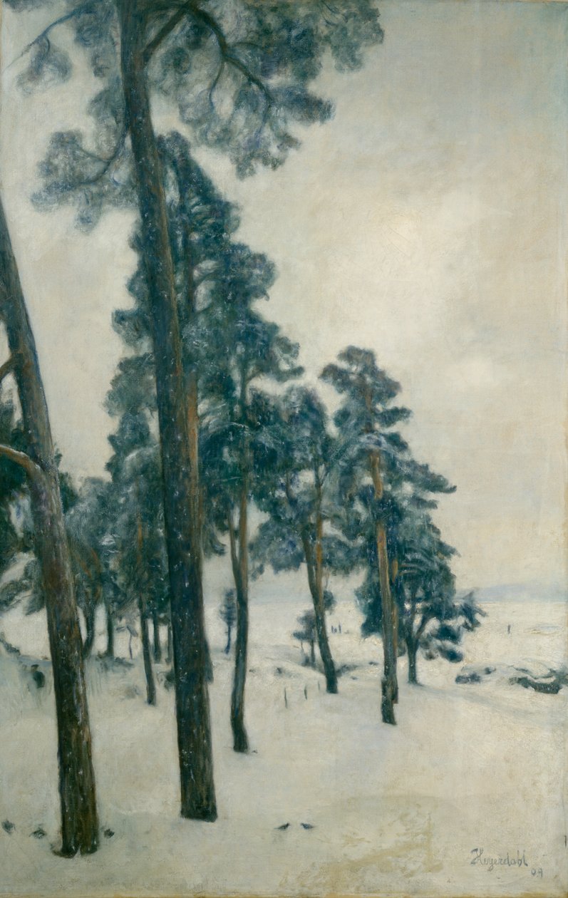 Z jeziora Bogstad autorstwa Hans Olaf Heyerdahl