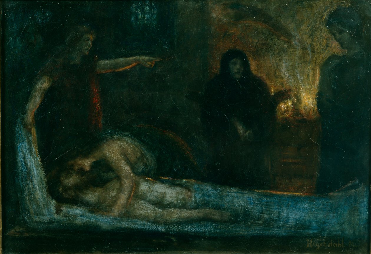 Scena mitologiczna autorstwa Hans Olaf Heyerdahl