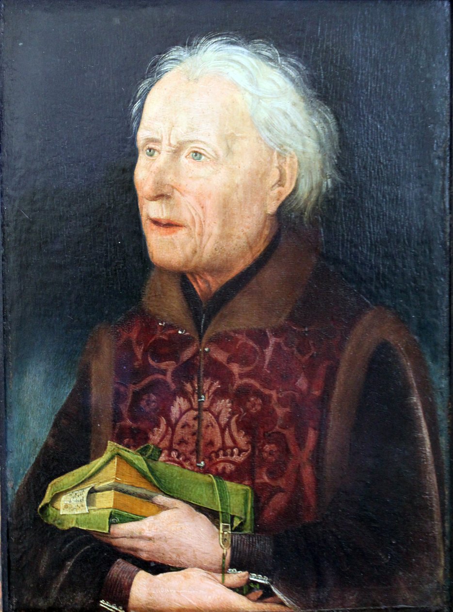 Portret kanonika hrabiego Georga z Löwenstein autorstwa Hans Pleydenwurff