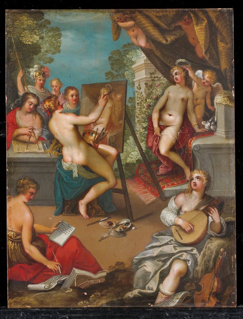 Alegoria Sztuki autorstwa Hans Rottenhammer