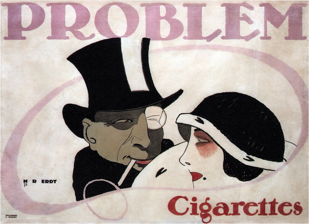 Papierosy problemowe, 1912 autorstwa Hans Rudi Erdt