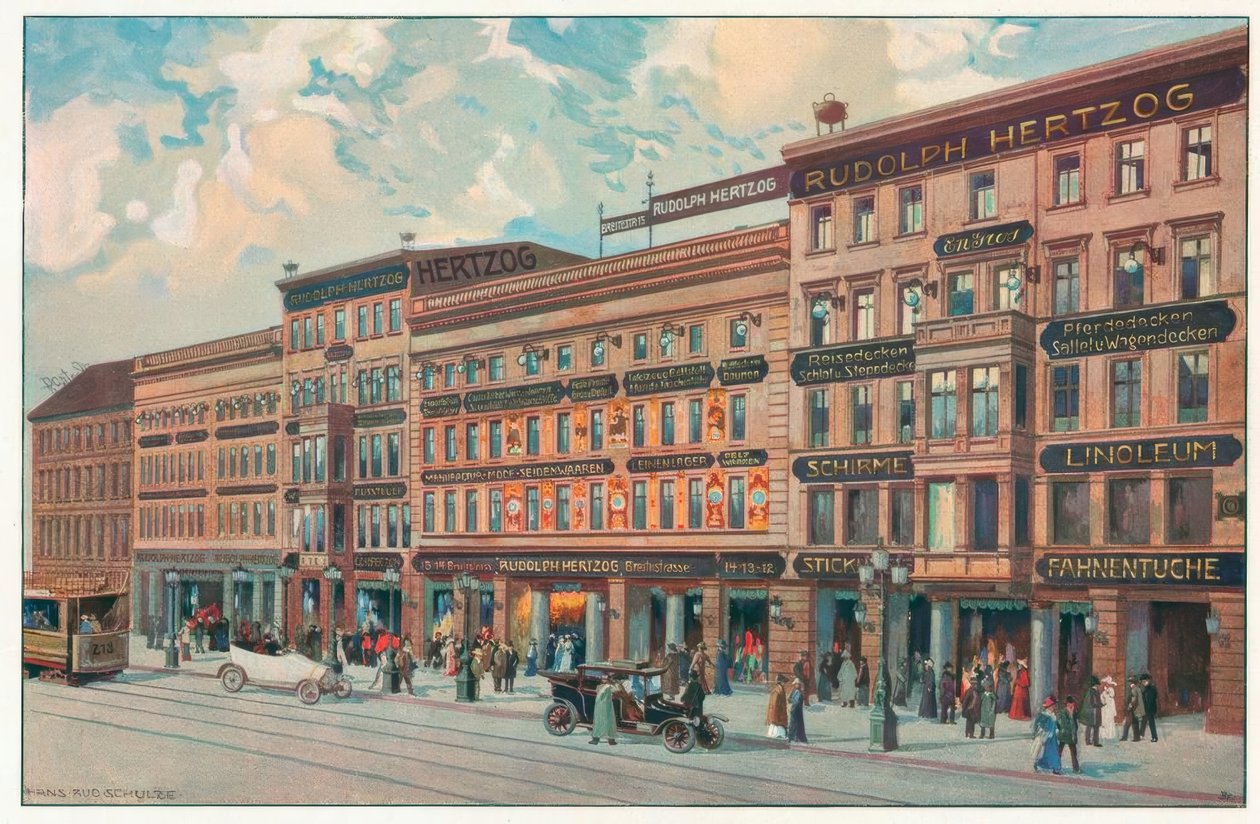 Rudolph Hertzog, Berlin C. Front Breite Strasse autorstwa Hans Rudolf Schulze