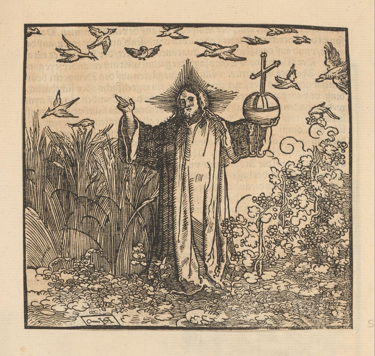 Przed Chrystusem als Salvatore autorstwa Hans Schäufelein (possibly)