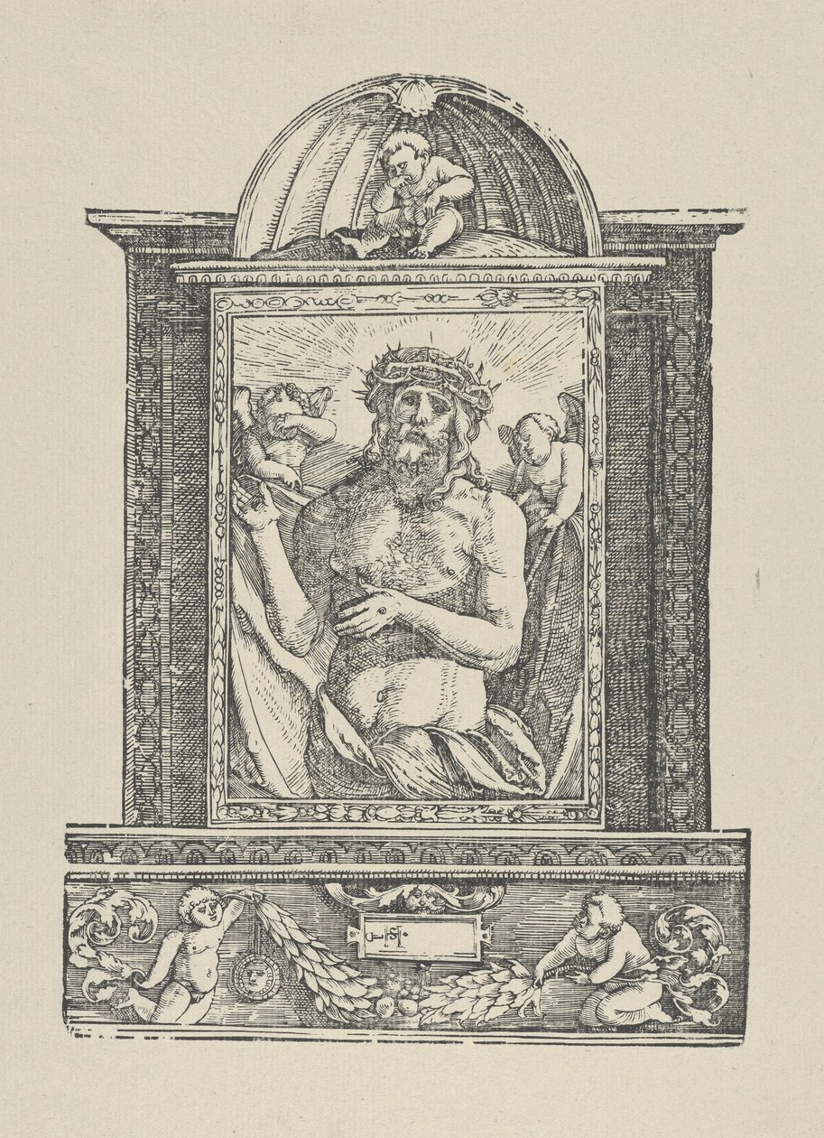 Ecce Homo Człowiek boleści, 1922. autorstwa Hans Schäufelein the Elder