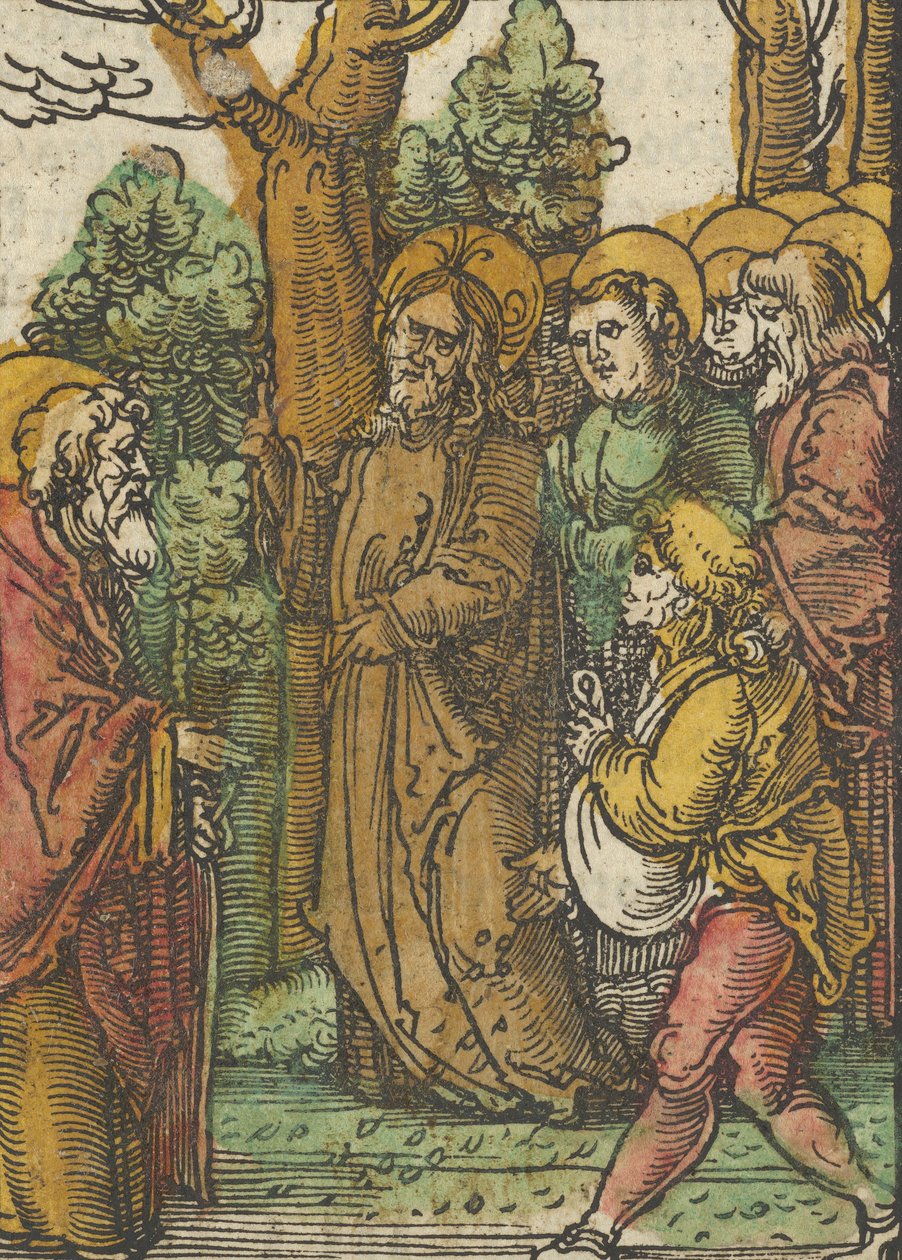 Przypowieść o siewcy i chwastach z Das Plenarium, 1517. autorstwa Hans Schäufelein the Elder