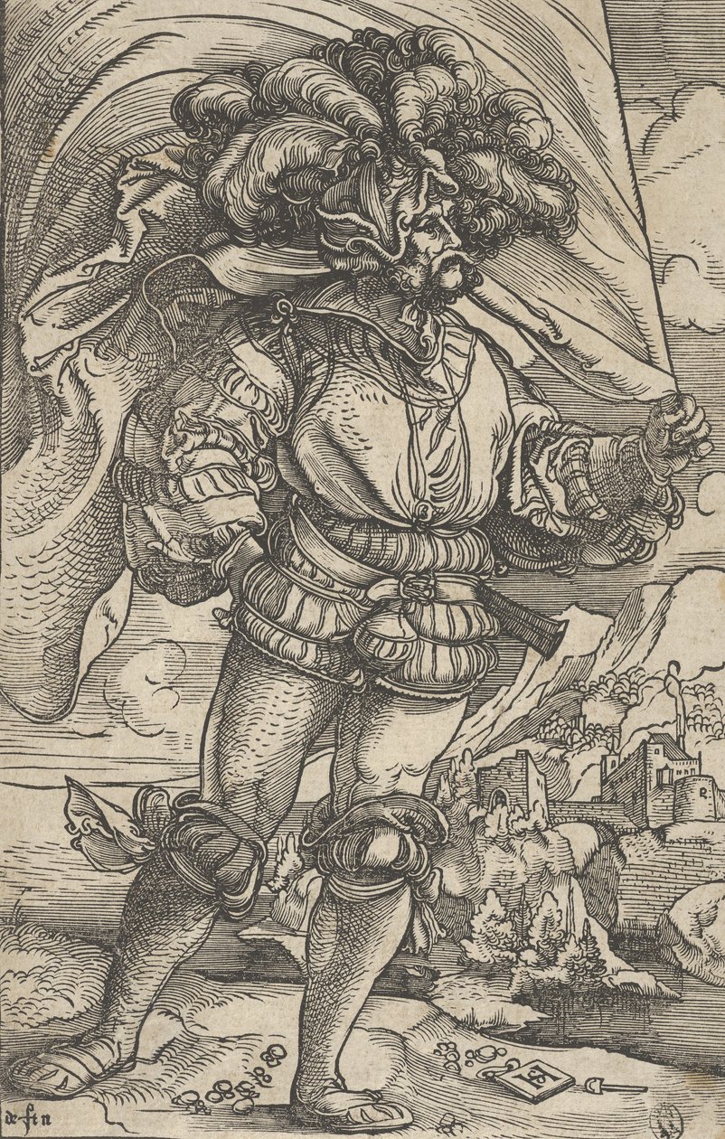 Chorąży, ca. 1515. autorstwa Hans Schäufelein the Elder