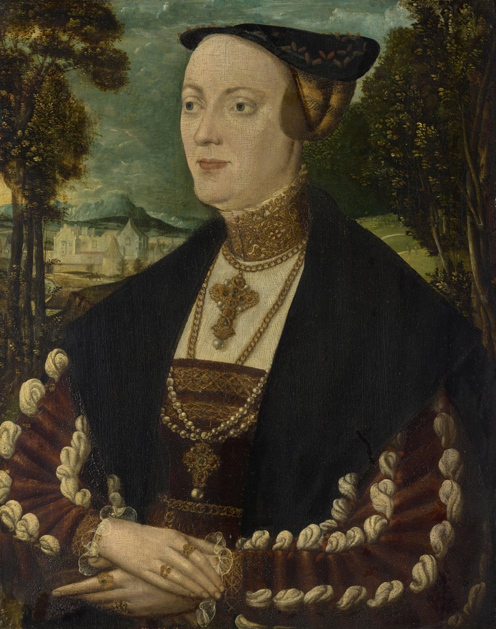 Portret szlachetnej damy autorstwa Hans Schöpfer der Ältere