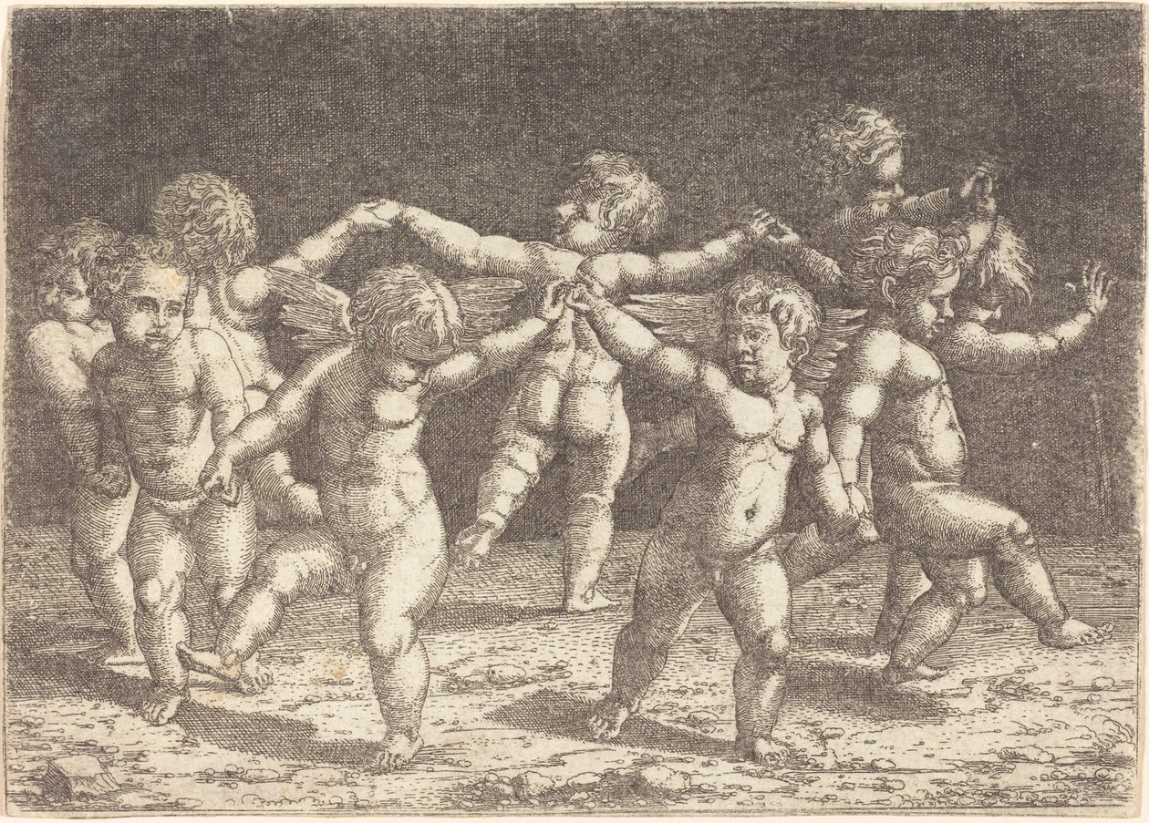 Taniec Bogów Miłości autorstwa Hans Sebald Beham