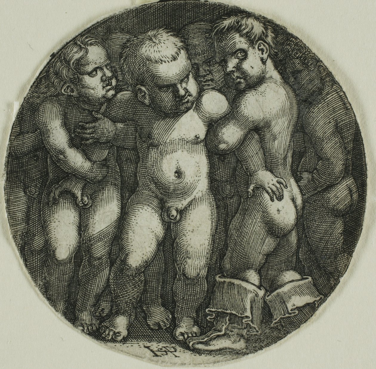 Ośmiu chłopców autorstwa Hans Sebald Beham