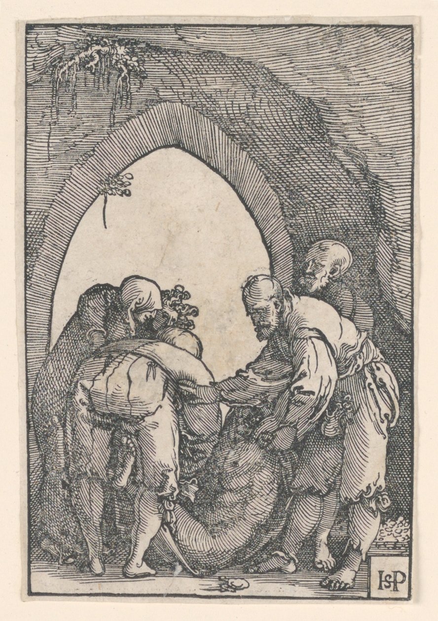 Złożenie do grobu autorstwa Hans Sebald Beham