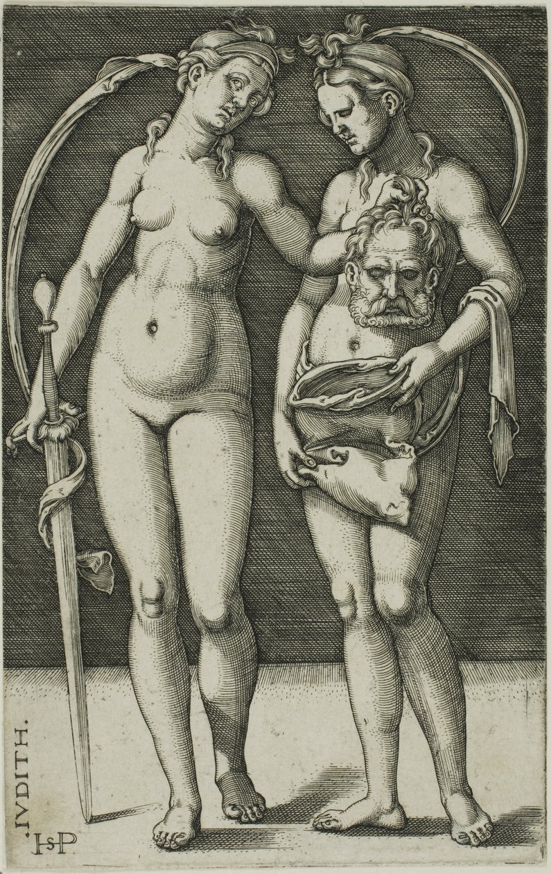 Judyta i jej sługa autorstwa Hans Sebald Beham