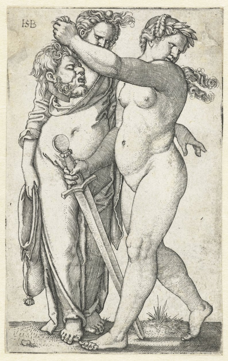 Judyta z głową Holofernesa i służącą autorstwa Hans Sebald Beham